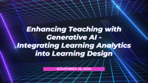 Enhancing Teaching with Generative AI-Integrating Learning Analytics into Learning Design