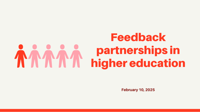 Feedback partnerships in higher education