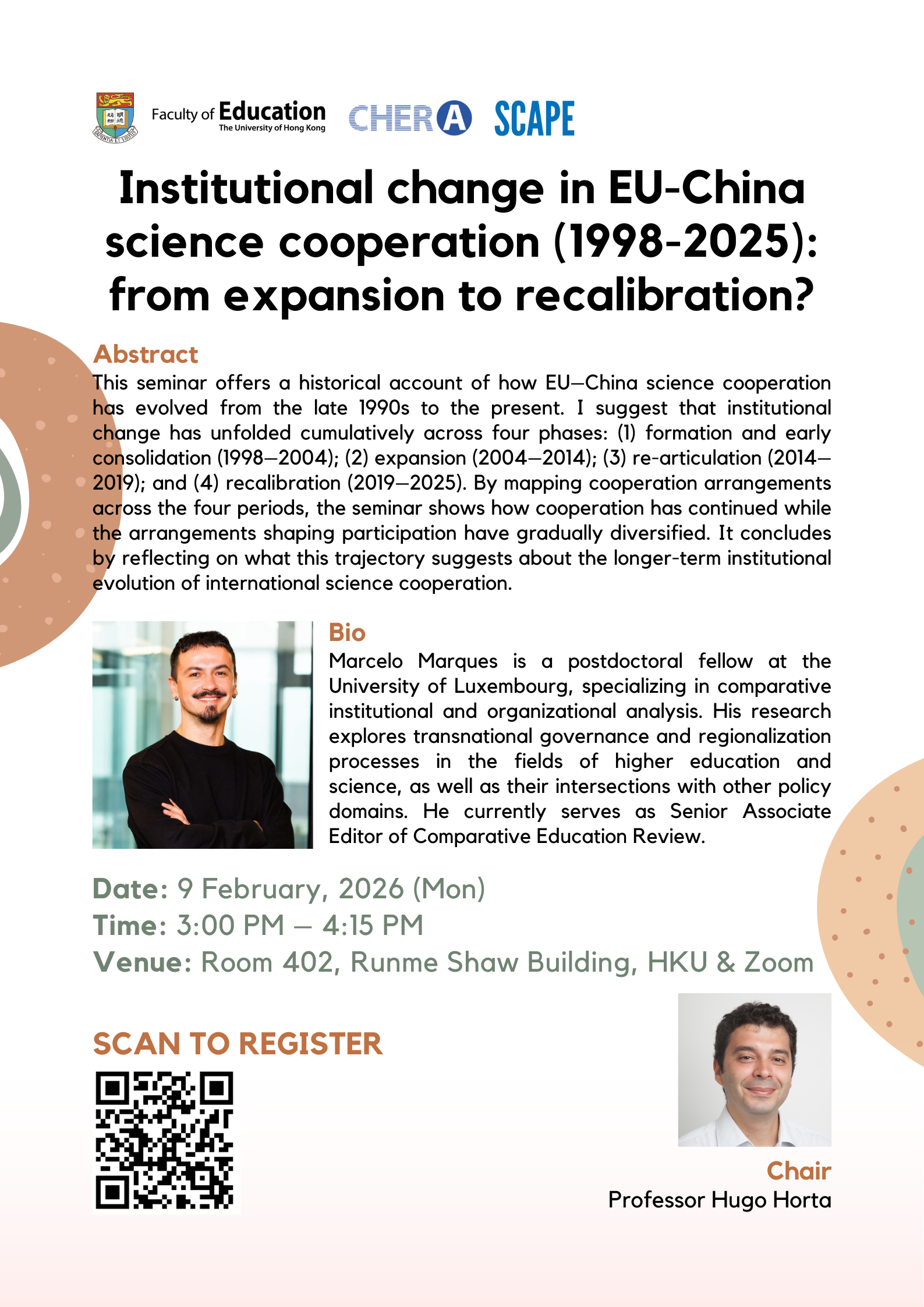 Institutional Change in EU-China Science Cooperation (1998-2025): From Expansion to Recalibration?